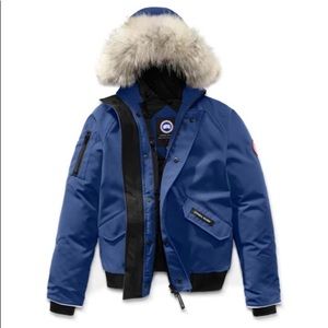 Canada Goose Pacific Blue Youth Rundle Bomber Jacket